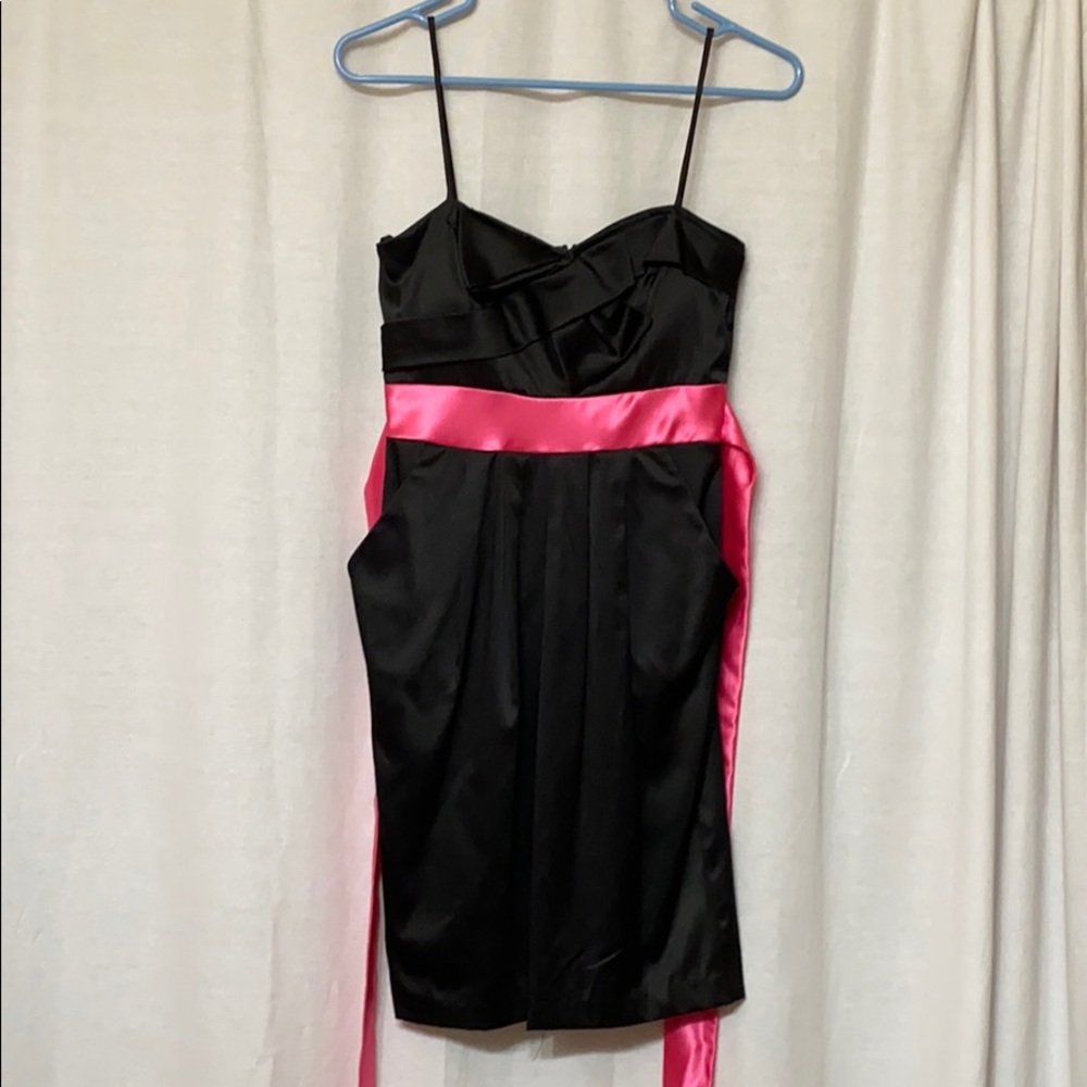 Intrigue Black Cocktail Dress